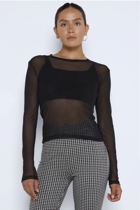 Noisy may nmjudith l/s mesh top bg noos